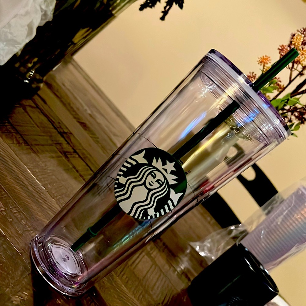 Starbucks clear tumbler